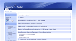Desktop Screenshot of narensportal.com